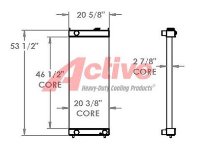 Kubota Radiator for a Kubota Generator