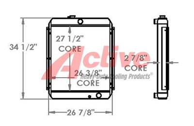 Multiquip Radiator for a Multiquip Whisperwatt DCA70SSJU