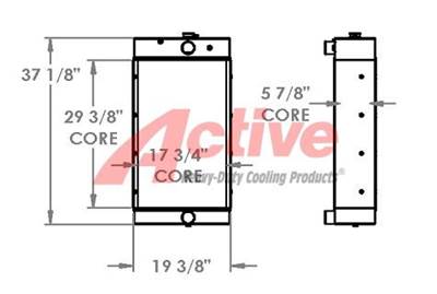 Cornell Pump Radiator 68K Generator 451484, 451484AT, 0110645