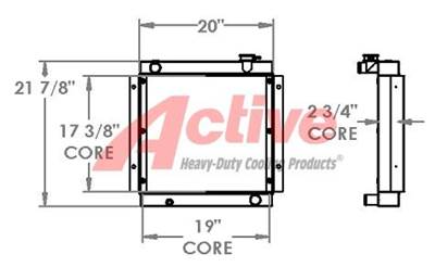 Miller Radiator for a Miller D502K Big Blue