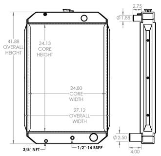 Hyundai Robex 210LC-3 Radiator