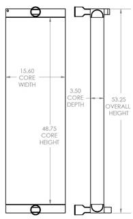 Liebherr 944C Excavator Radiator