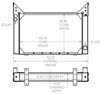 Caterpillar Industrial Engine Radiator