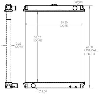 Komatsu PC200LC Radiator