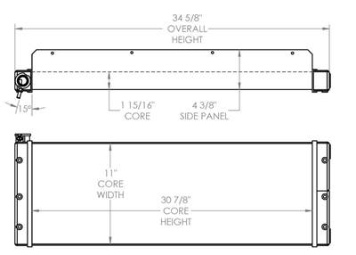 Yamaha XY2 Desert Racer Radiator