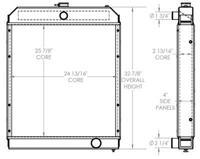 Vermeer XL1800 Chipper Radiator

OEM Numbers: 451893
451893ST