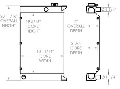 Leeboy Paver Radiator

OEM Numbers: 451886
451886AT 