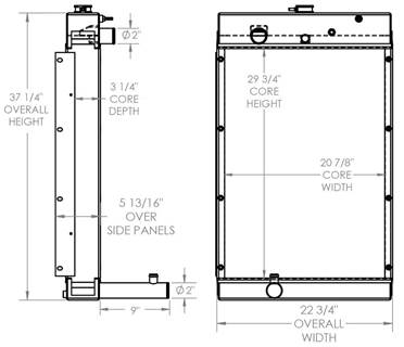Vermeer Chipper Radiator

OE Numbers:
451912
451912AT
180026897
0142475