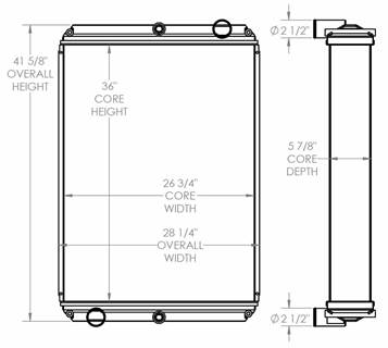 Caterpillar 140 Motor Grader Radiator

OE