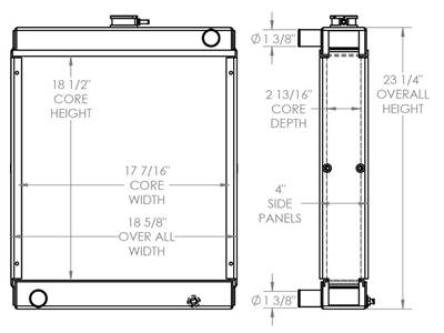 Case Skidsteer Radiator

OE