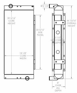 Track Jaw 2650 Rock Crusher Radiator

OE Numbers:
451929
451929AT