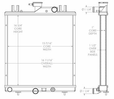 Kohler Generator Radiator

OE Numbers:
451966
451966AT
A225515