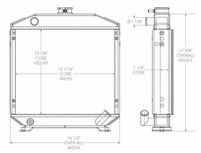  John Deere 670 Radiator

OE Numbers:
451980
451980AT
M802712