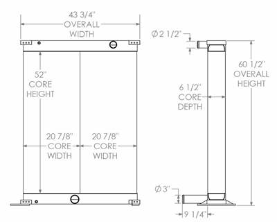 Morbark 25NCL Chipper Radiator

OE Numbers:
452058
452058AT