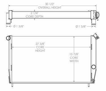 High Performance Automotive Radiator