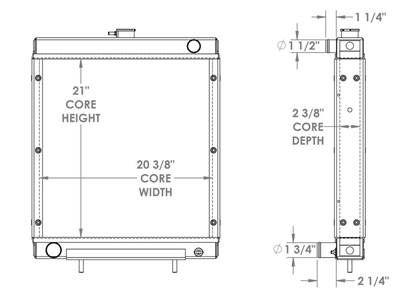Gehl Telehandler Radiator

OE Numbers:
452092
452092AT
L45934
212008