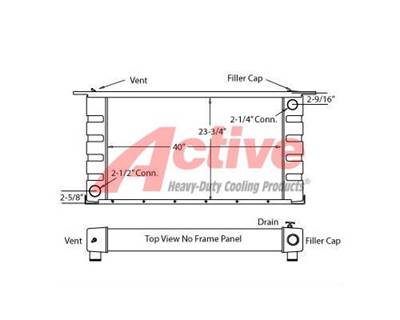 Tunner  Radiator 60K Loader 450144, 200499506, 70J29030, 9035371