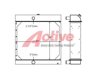 TCE Compactor Radiator TCE 450409, 450409BT, 23358500
