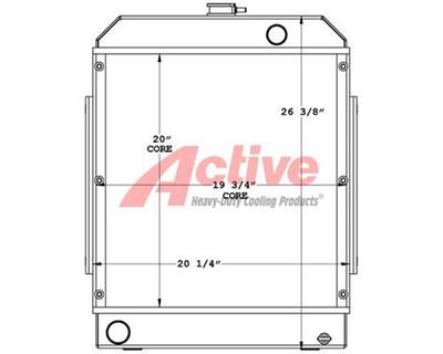 Lister-Petter Radiator 4800381DWS4A04 450729, 450729AT, RS2005