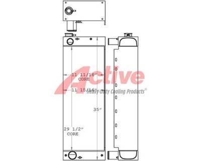 Hydac Radiator Hoist Lift 450971, 450971AT, 2596910