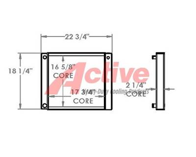 Power Tech Radiator KSI, CSI 451449, 451449AT, 03RAD400
