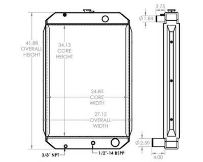 Hyundai Robex 210LC-3 Radiator