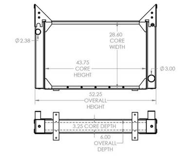 Caterpillar Industrial Engine Radiator