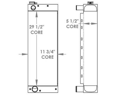  Hoist Lift Truck Radiator