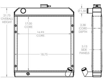 Allis Chalmers 6140 Tractor Radiator

OEM Numbers: 451887
451887AT