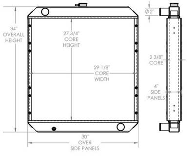 Caterpillar 320B Radiator

OE