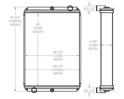 Caterpillar 140 Motor Grader Radiator

OE