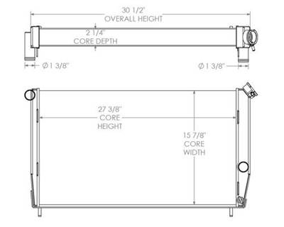 High Performance Automotive Radiator
