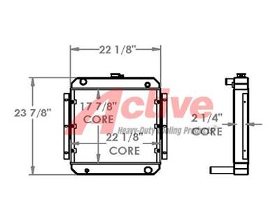 Milbank Radiator  451444, 451444AT, RS6756