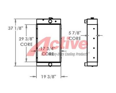 Cornell Pump Radiator 68K Generator 451484, 451484AT, 0110645