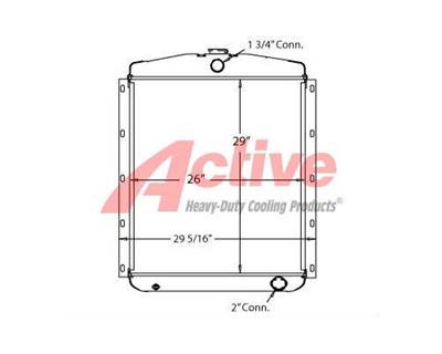 GMC Power Unit Radiator POWER UNIT 450027, 450027PH, 450027ST, CTE81624, GM8162,