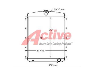 GMC Power Unit Radiator POWER UNIT 450028, 450028PH, 450028ST, CTE81625, GM8304,