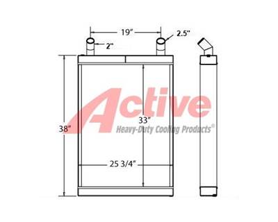 Johnson Sweeper Radiator SWEEPER 450092, 327192, 