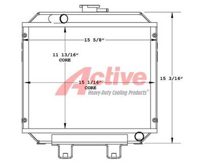 Volvo Radiator for a Volvo Ce DD15 Compact Roller / D950BG1