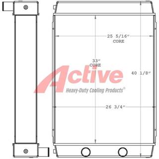 Volvo A30D Radiator for a Volvo Ce A30D
