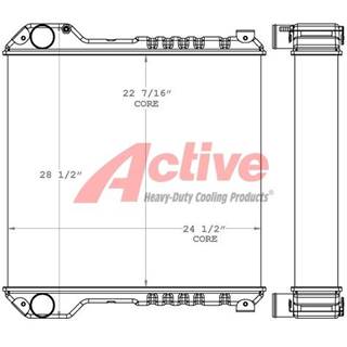 Volvo BL60 Radiator for a Volvo Ce BL60