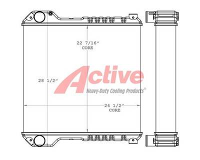 Volvo BL60 Radiator for a Volvo Ce BL60