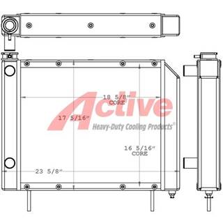 Volvo DD24 Radiator for a Volvo Ce DD24