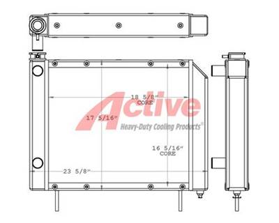 Volvo DD24 Radiator for a Volvo Ce DD24
