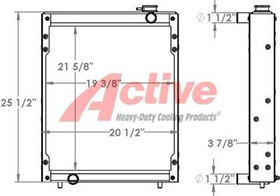 Volvo EC55C Radiator for a Volvo Ce EC55C