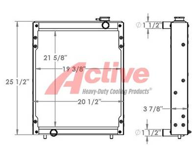 Volvo EC55C Radiator for a Volvo Ce EC55C
