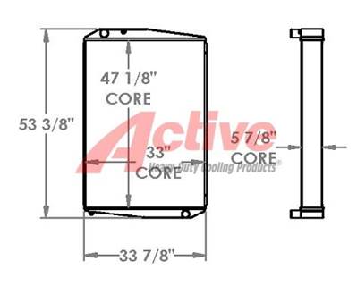 Volvo EC750EHR Radiator for a Volvo Ce EC750EHR
