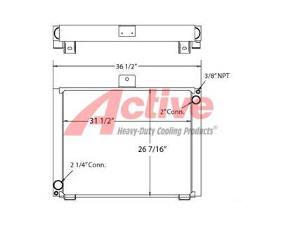 Volvo G700B Radiator for a Volvo Ce G700B