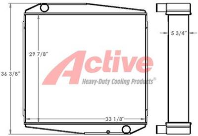 Volvo L110G Radiator