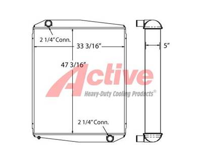 Volvo L220G Radiator for a Volvo Ce L220G