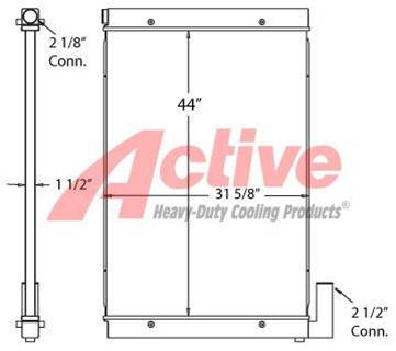 Volvo Radiator for a Volvo Ce Generator
